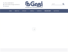 Tablet Screenshot of gabi-jewellery.com